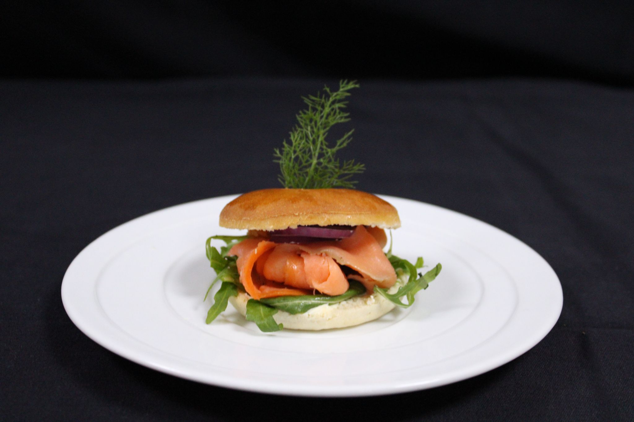 Cream Cheese Bagel Smoked salmon, dill and cream cheese     _0