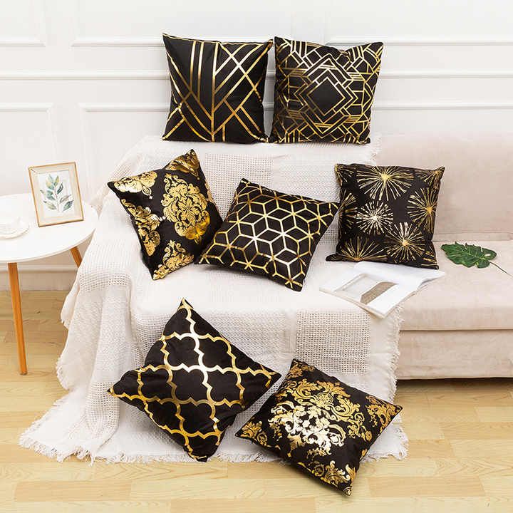 Luxury Pillow case Foil Print_1