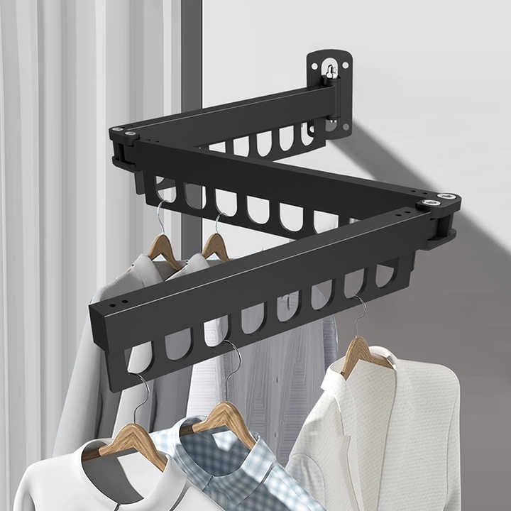 Wall Mounted Clothes Hanger Rack_2