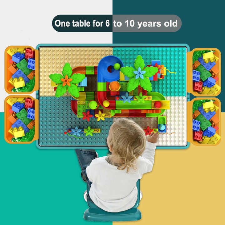 Building Block Table Children Art_5