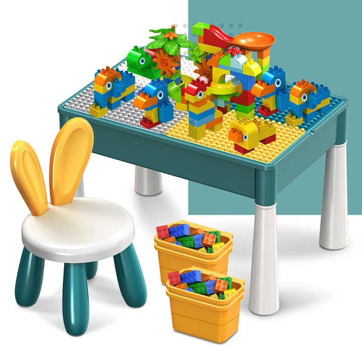 Building Block Table Children Art_0