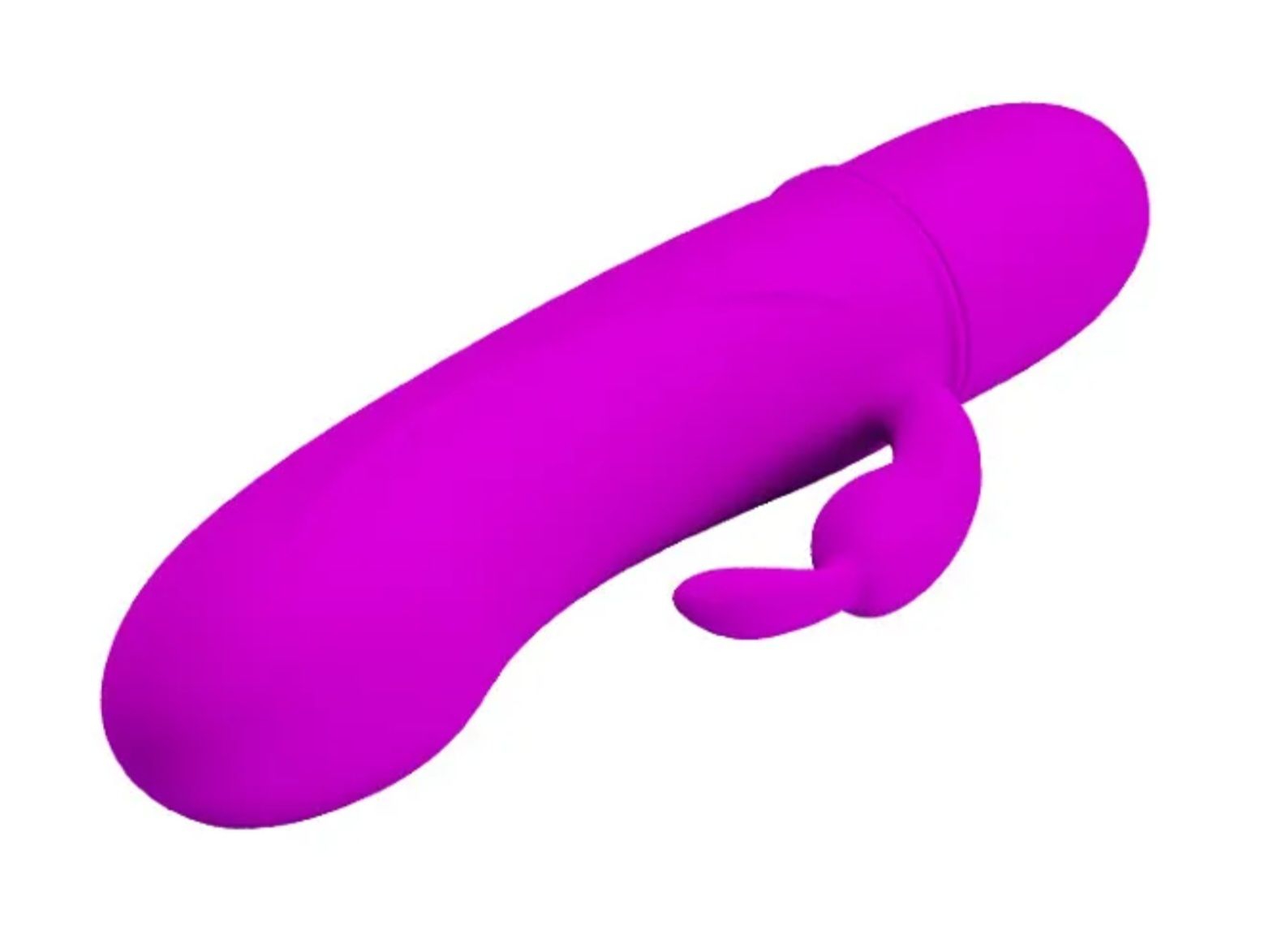 10 Speed Vibrating Dildo Rabbit Vibrator_3