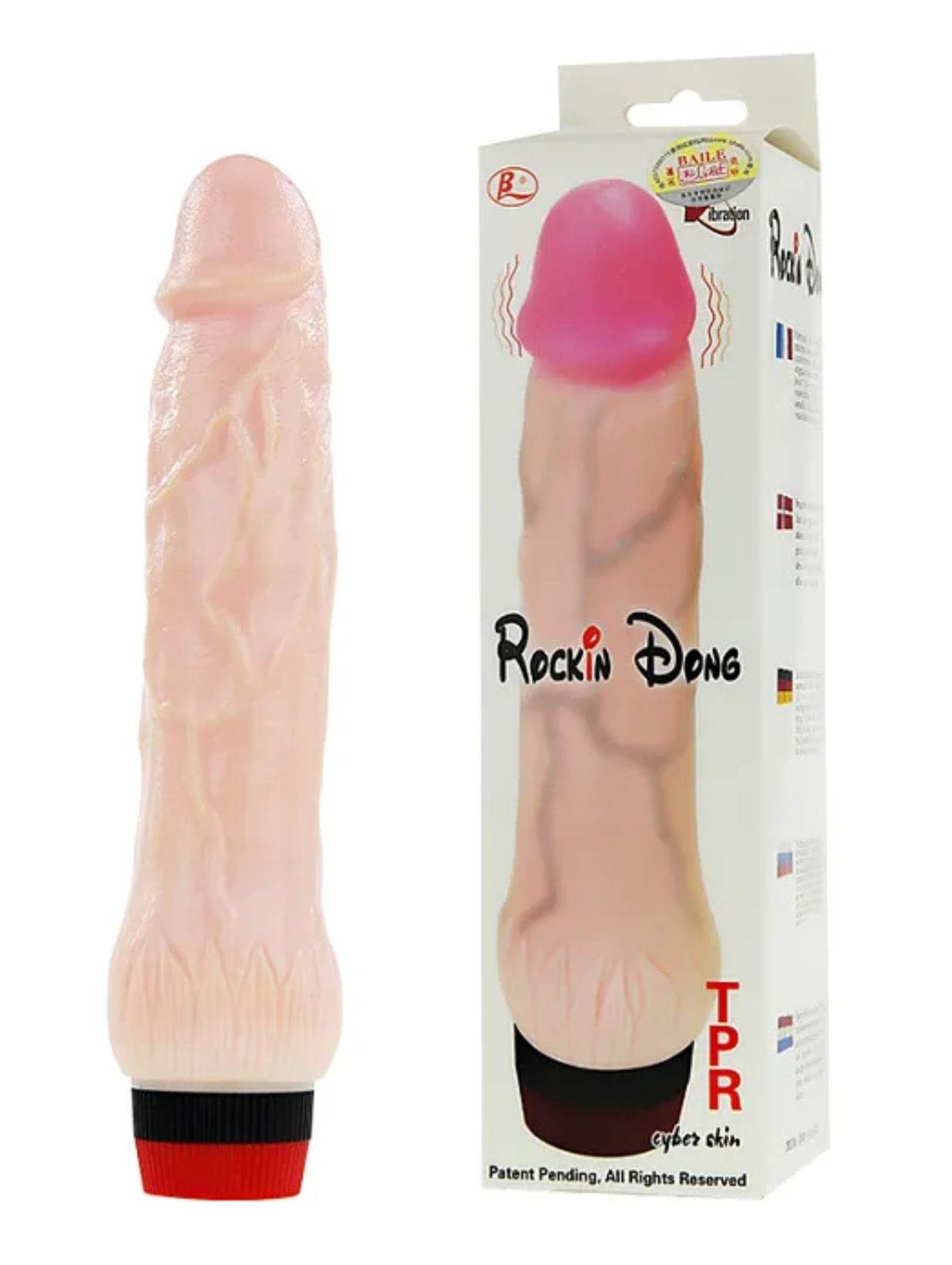 G-Spot Huge Vibrating Dildo_0