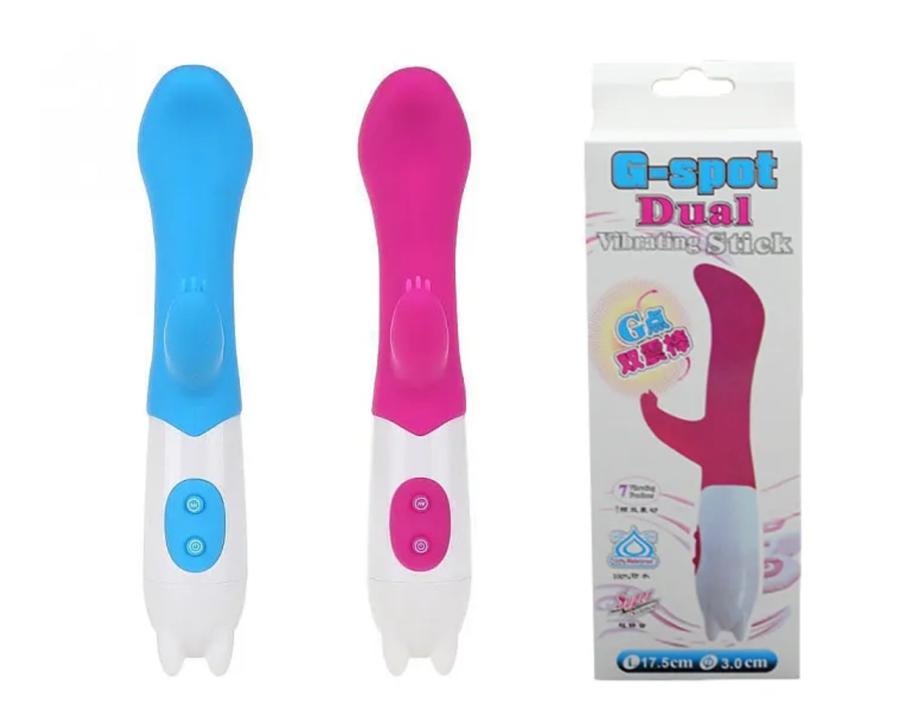 Rabbit Vibrator Clitoral Stimulator Vibrating Dildo_0