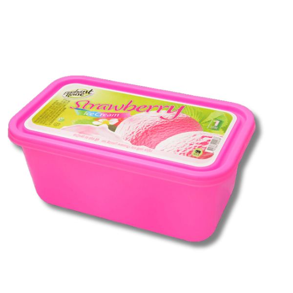 E - House Ice Tub Strawberry 1L_0