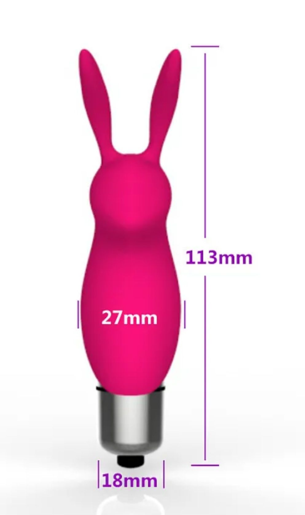 Mini Rabbit Vibrator G-spot Clitoris Vagina Stimulator_6