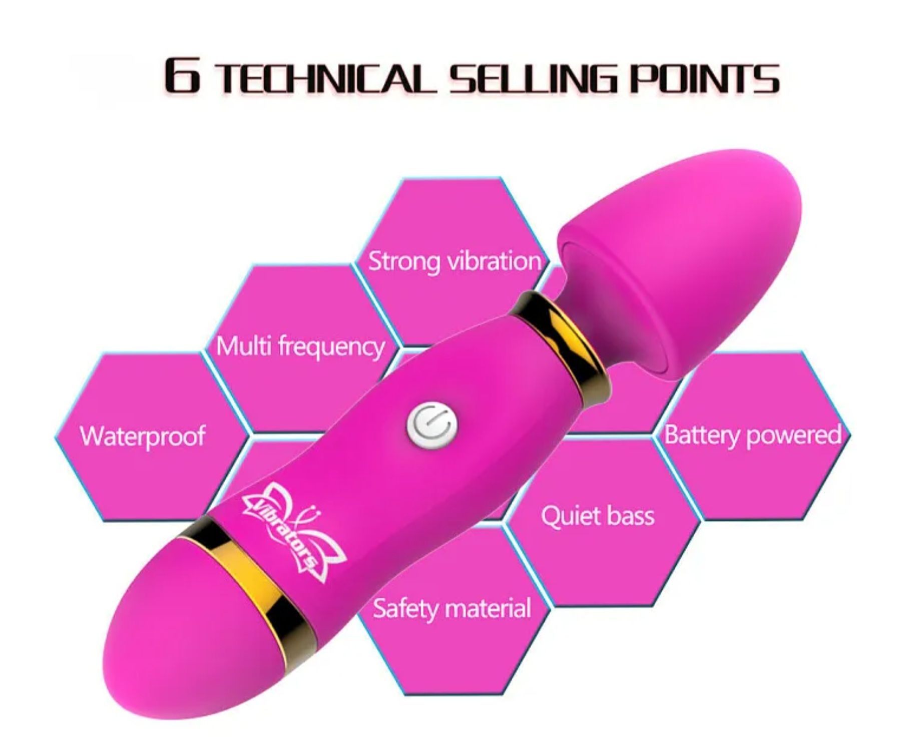 AV Massager 12 Speed Dildo Vibrator G-Spot Massager_6