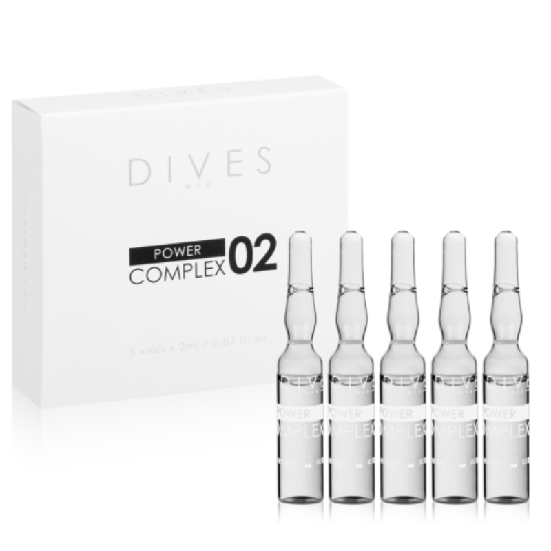 DIVES MED - POWER COMPLEX 02 rejuvenating ampoules with a peptide complex and hyaluronic acid_0