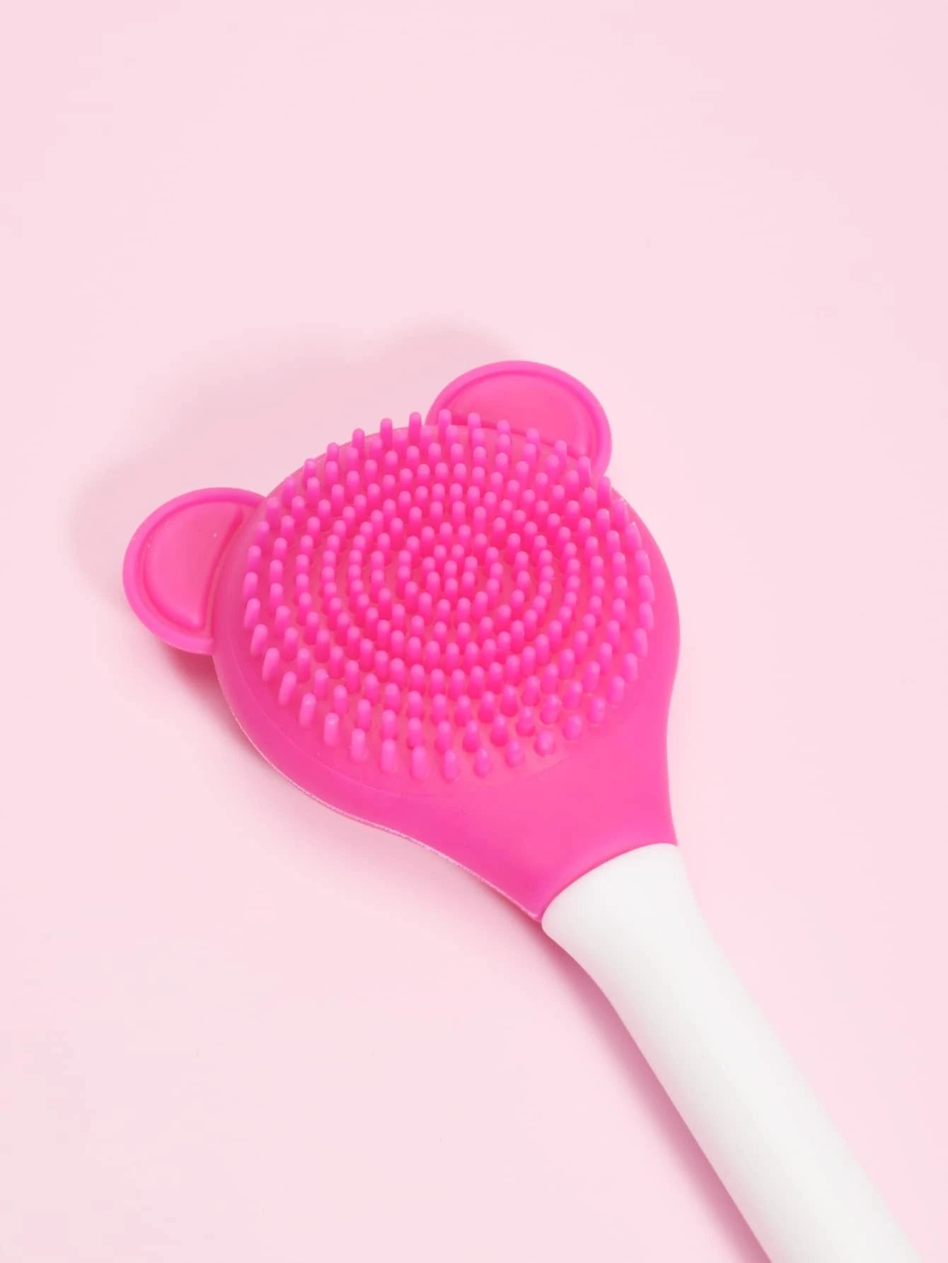 Silicone Double-End Facial Cleaning Brush - Multicolor_4