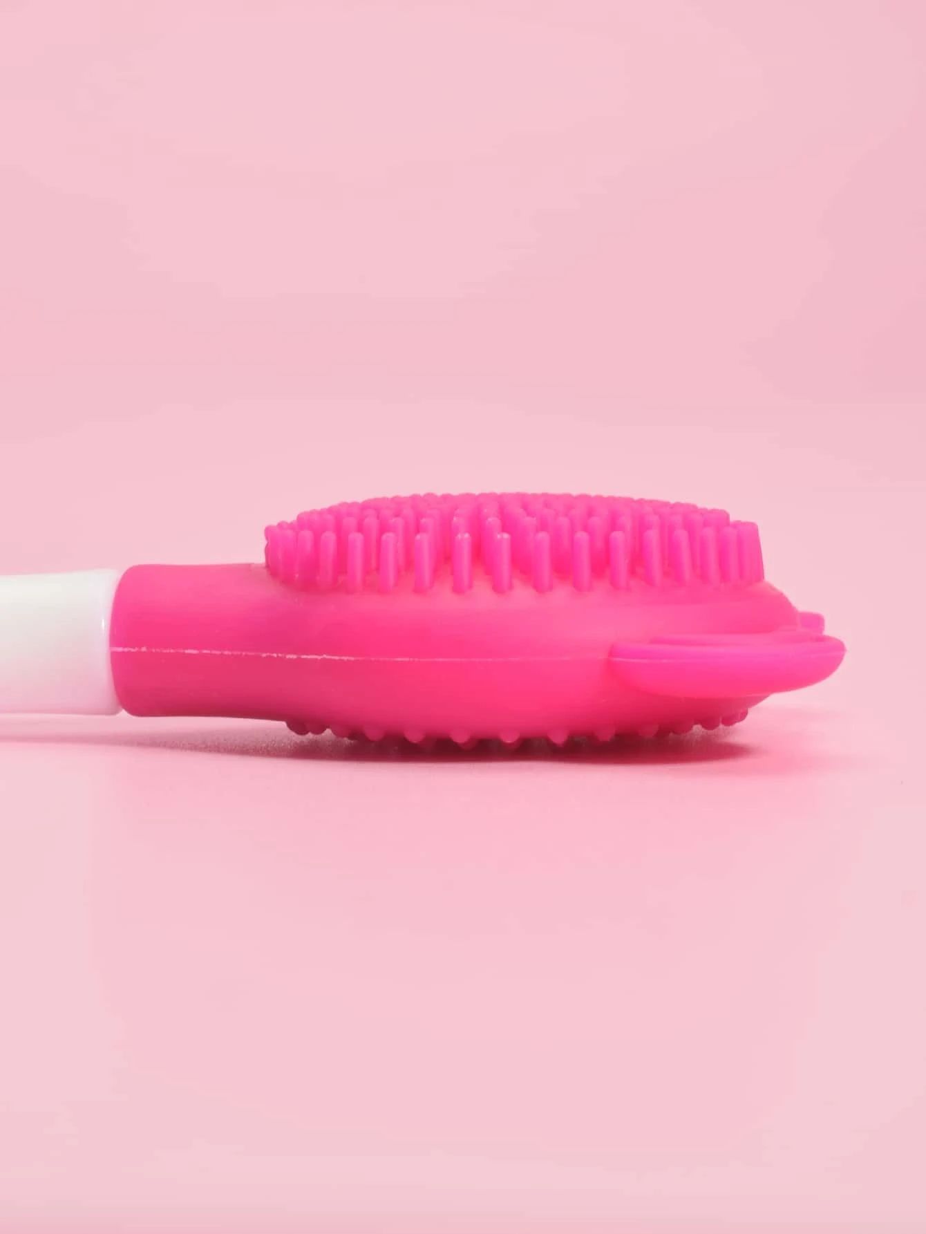 Silicone Double-End Facial Cleaning Brush - Multicolor_6