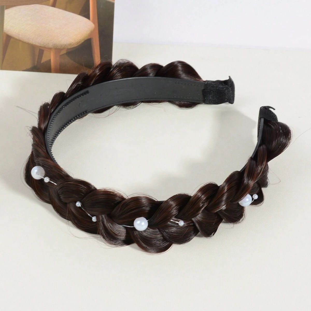 Non Slip Braided Hairpiece & Headband_3