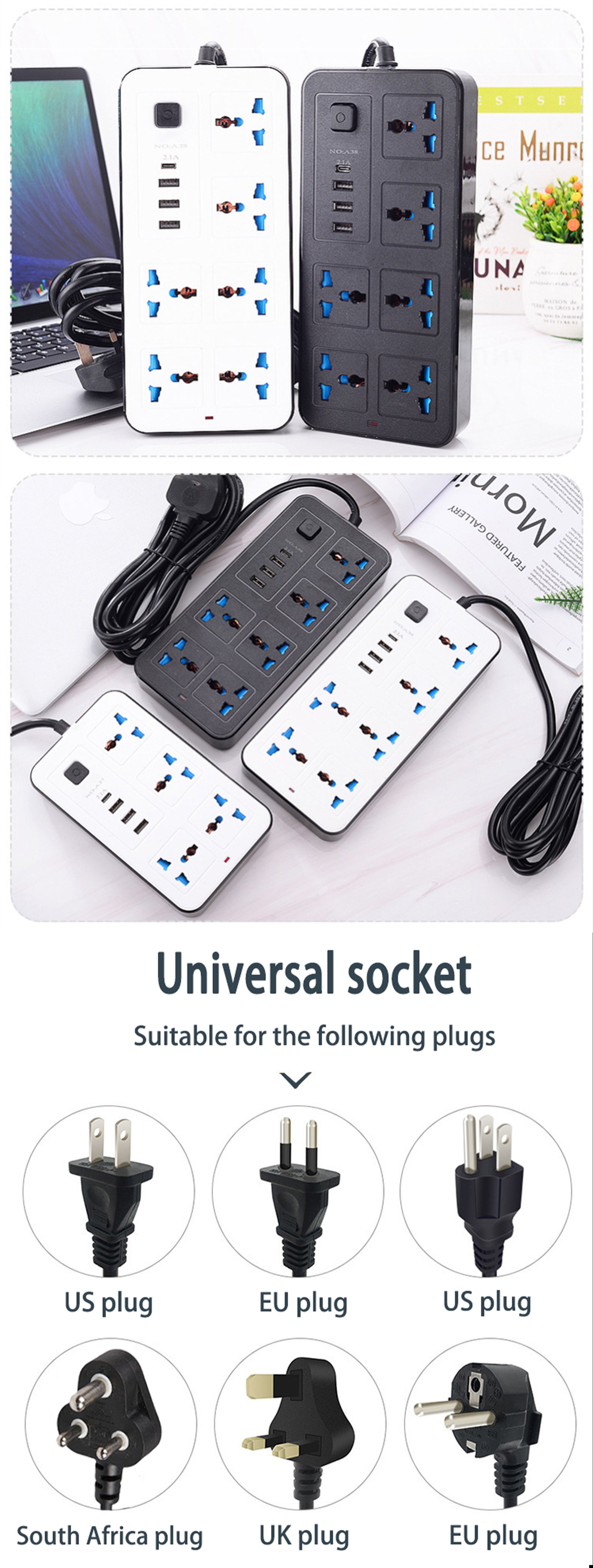 Socket USB plug board home multi-functional_2