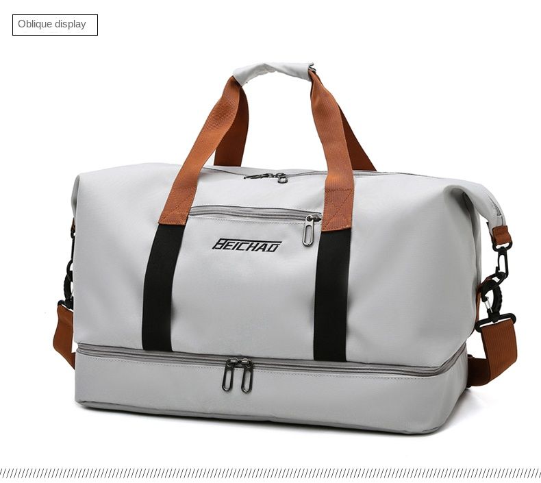 Duffel Bag Waterproof Sports Dry Wet Separation_0