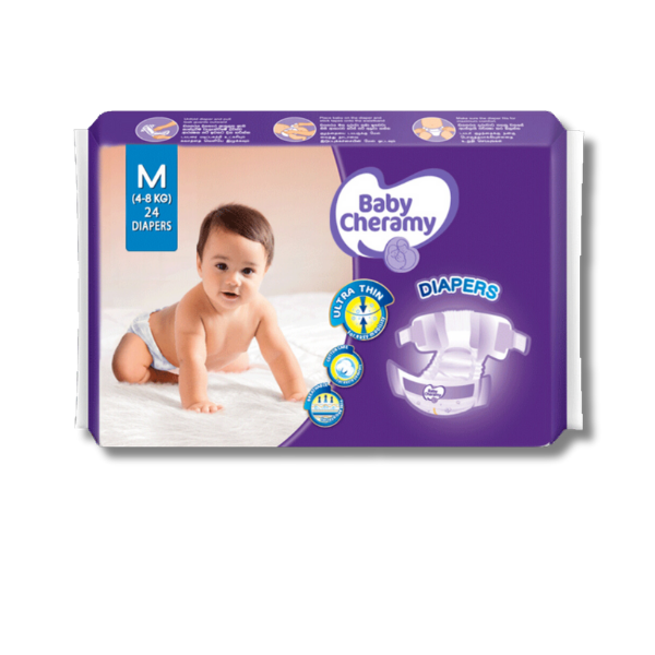 Baby Cheramy Baby Diapers – Medium 4’s_0