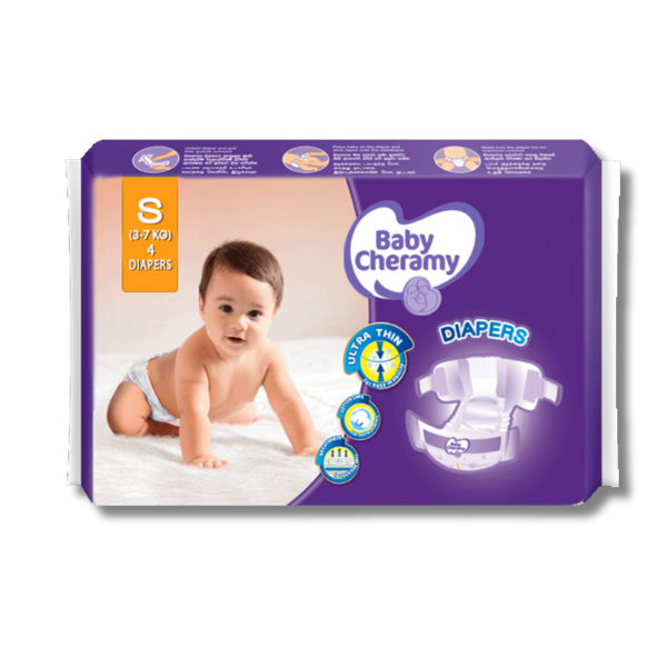 Baby Cheramy Baby Diapers – Small 4’s_0