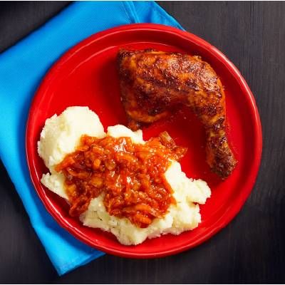 1/4 Chicken Pap & Chakalaka_0