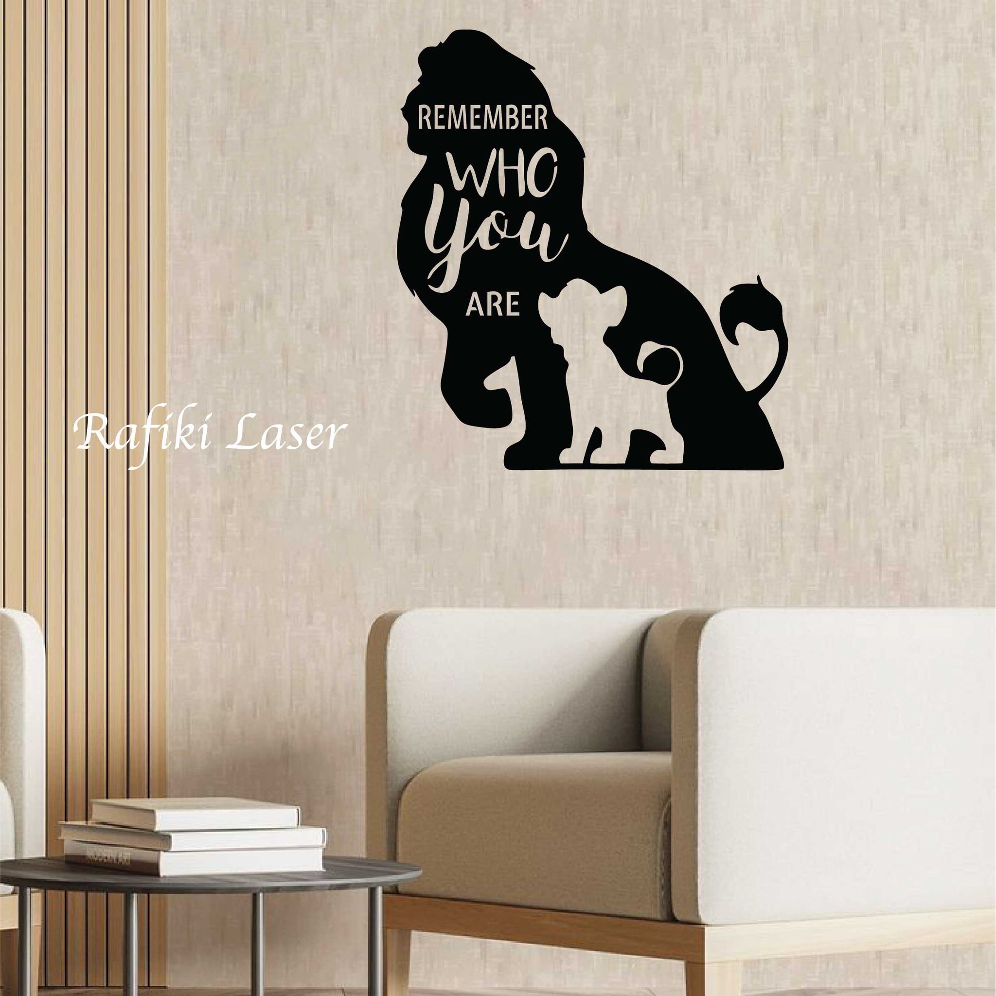 Remember who you are lion king Metal Wall Art Decor_0