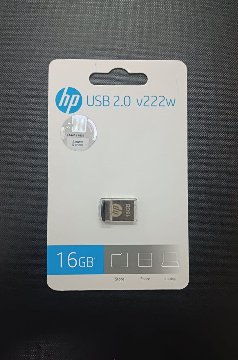 HP USB 2.0 Flash Drive 16GB v222w (MM-USB016GB-40P) 100% Original Product_0