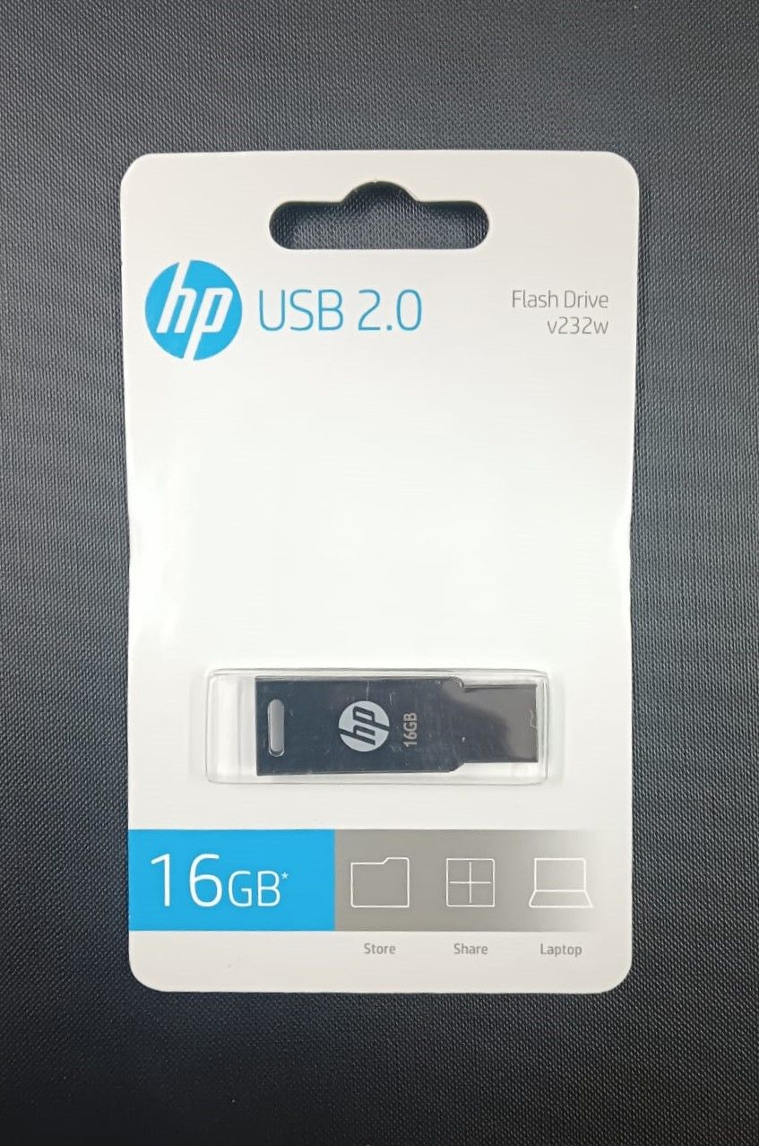 HP USB 2.0 Flash Drive 16GB v232w (MM-USB016GB-43P) 100% Original Product_0