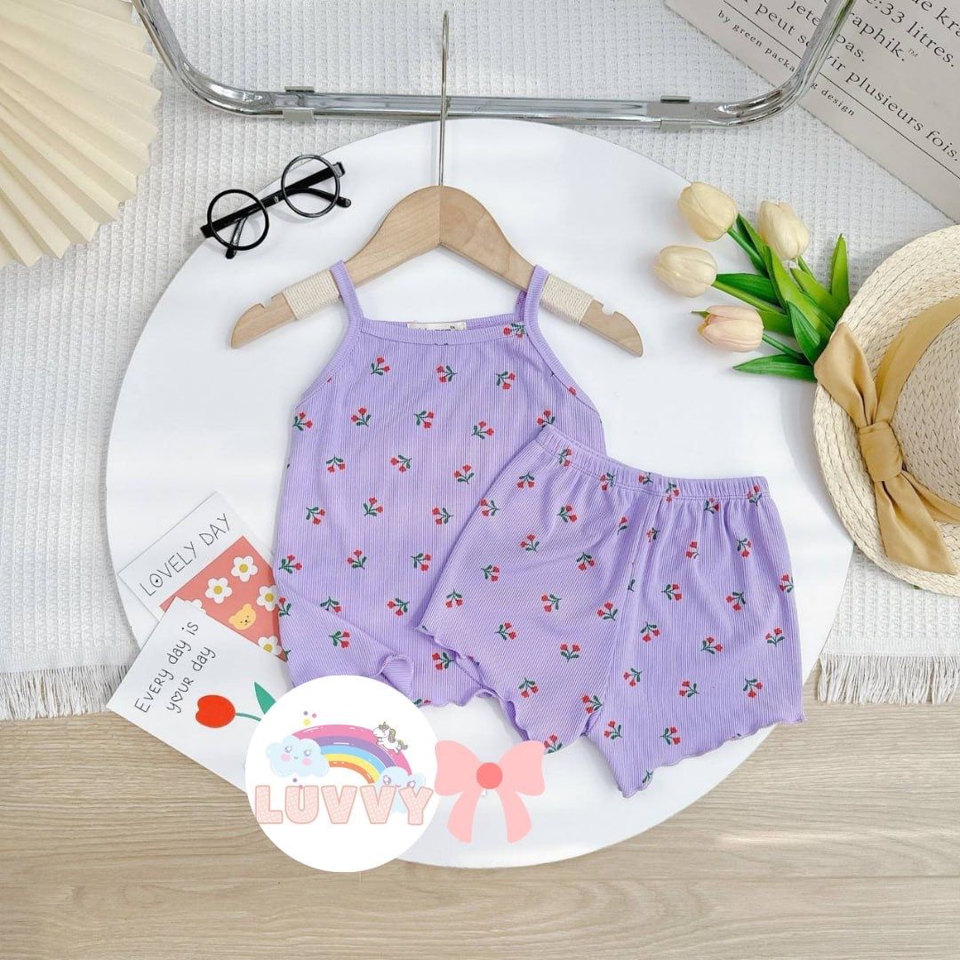 [129] Printed Rib-Knit Cami Play Set (80~110)_5