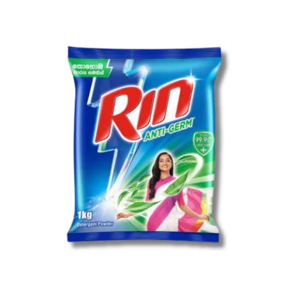 Rin Detergent Powder Anti Germ 1Kg_0