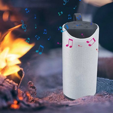 Harwa Portable Wireless Speaker with TF Card Functionality - White_1