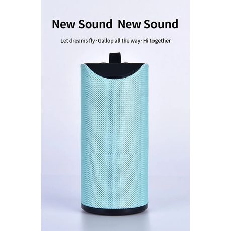 Harwa Portable Wireless Speaker with TF Card Functionality - Turquoise_1