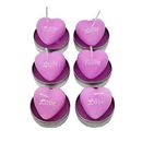 6PCS Romantic Love Heart Shaped Candles_3