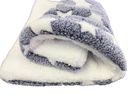 Pet Fluffy Fleece Soft Mat Cushion Pad - White Star（ Small / Medium ）_5