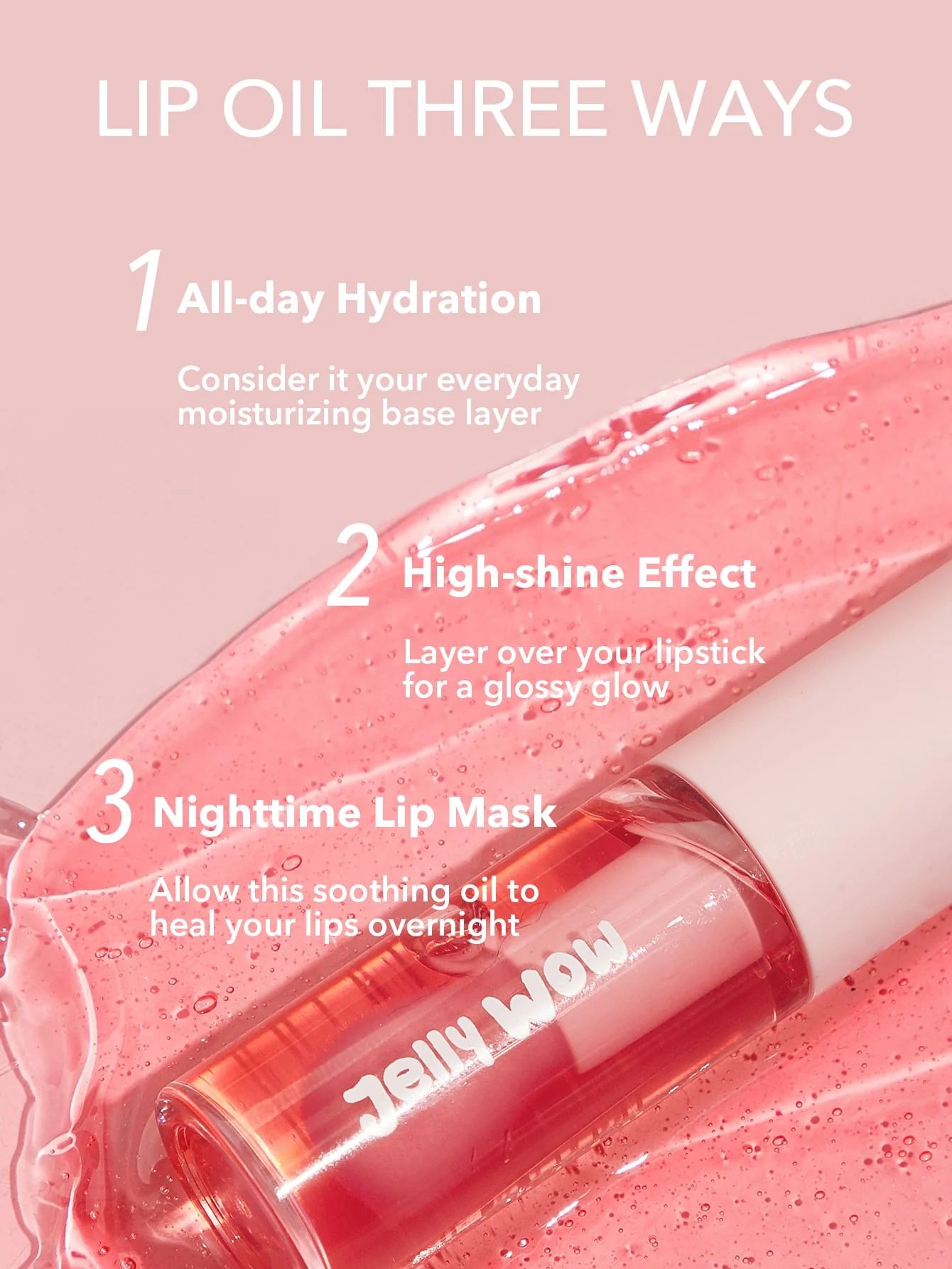 SHEGLAM Jelly Wow Hydrating Lip Oil - Berry Involved_6