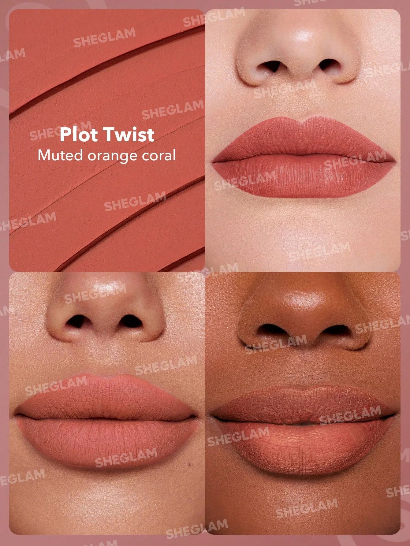 SHEGLAM Dynamatte Boom Long Lasting Matte Lipstick - Plot Twist_1