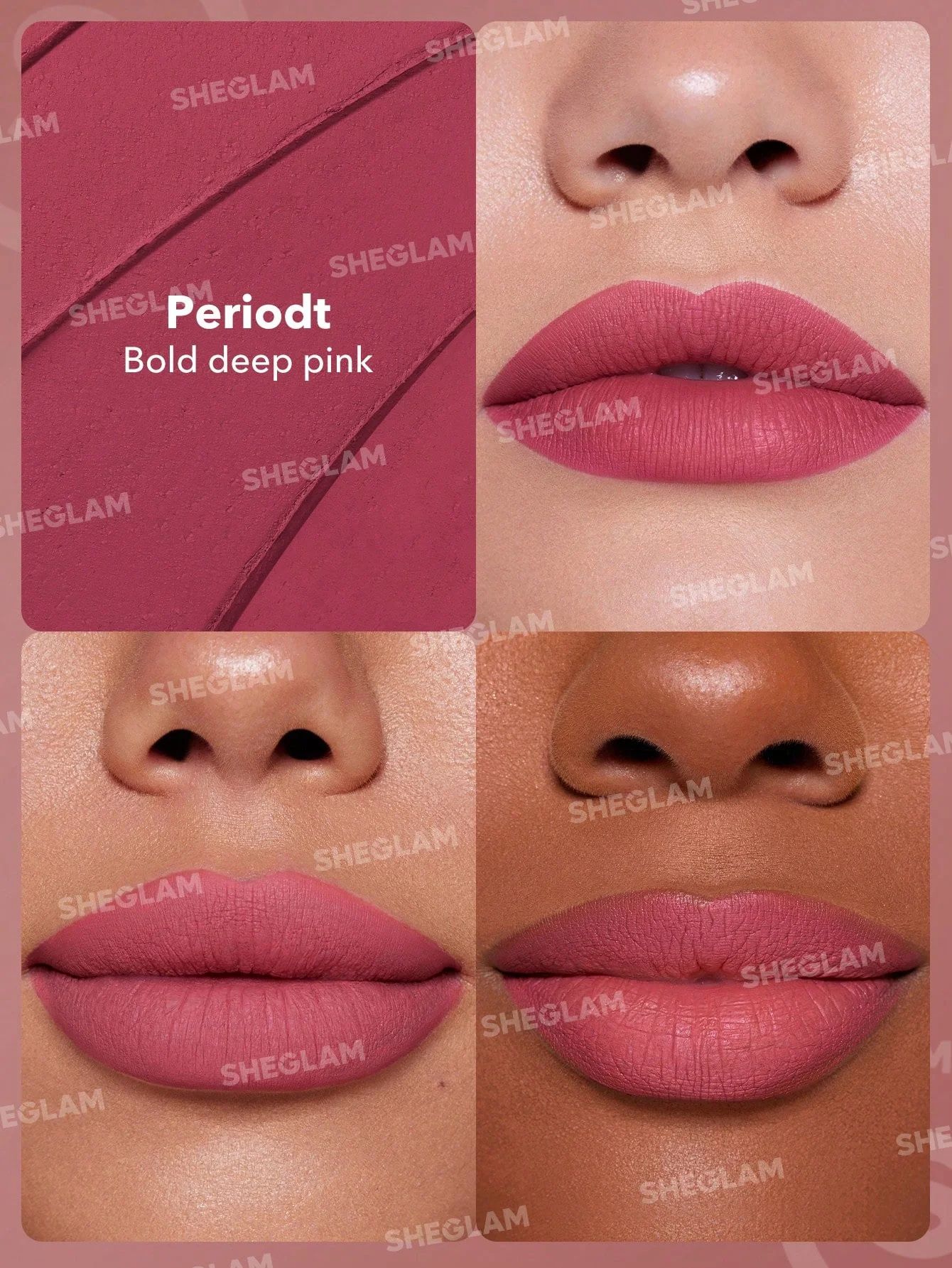 SHEGLAM Dynamatte Boom Long Lasting Matte Lipstick - Periodt_1