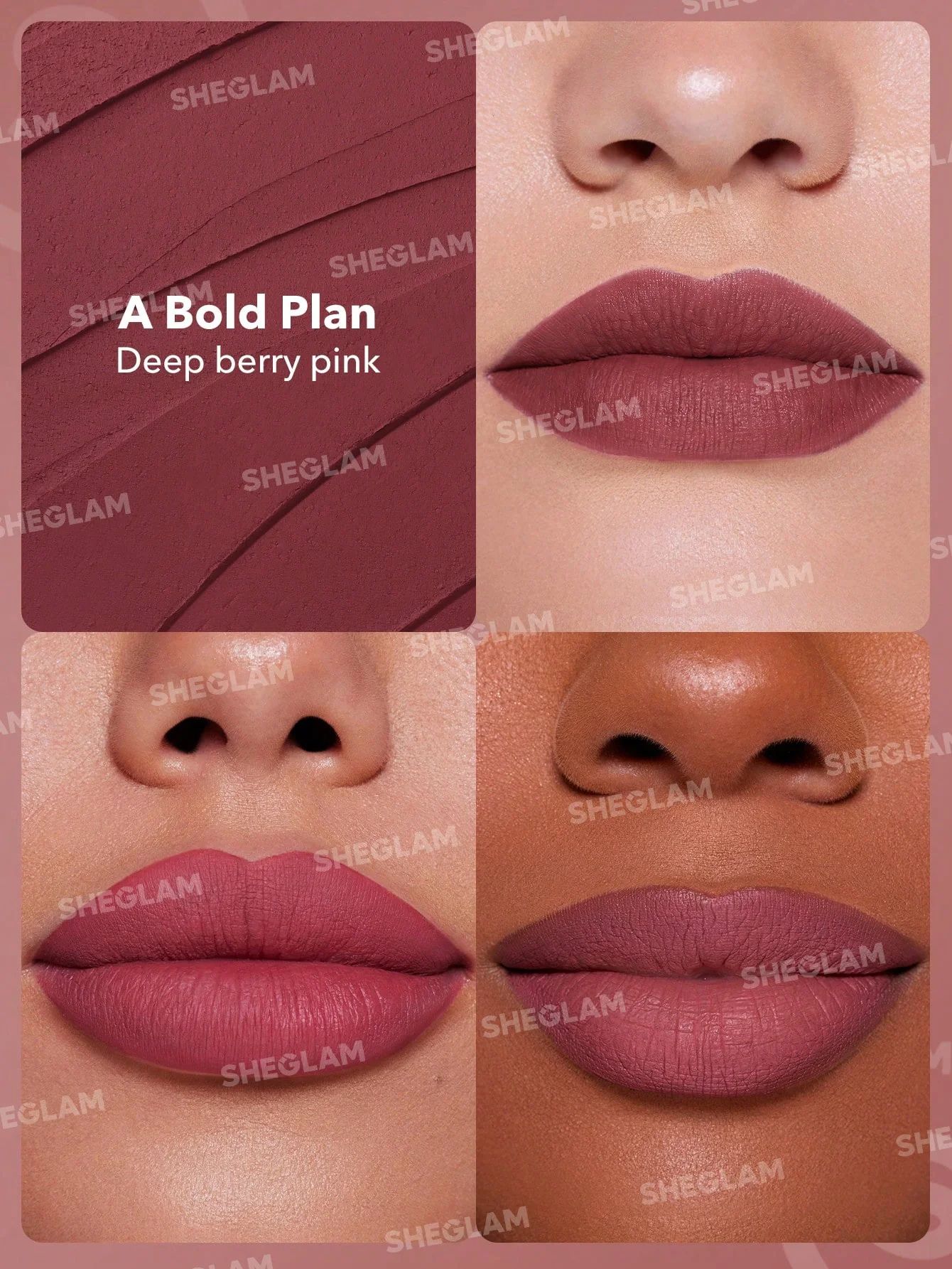 SHEGLAM Dynamatte Boom Long Lasting Matte Lipstick - A Bold Plan_1