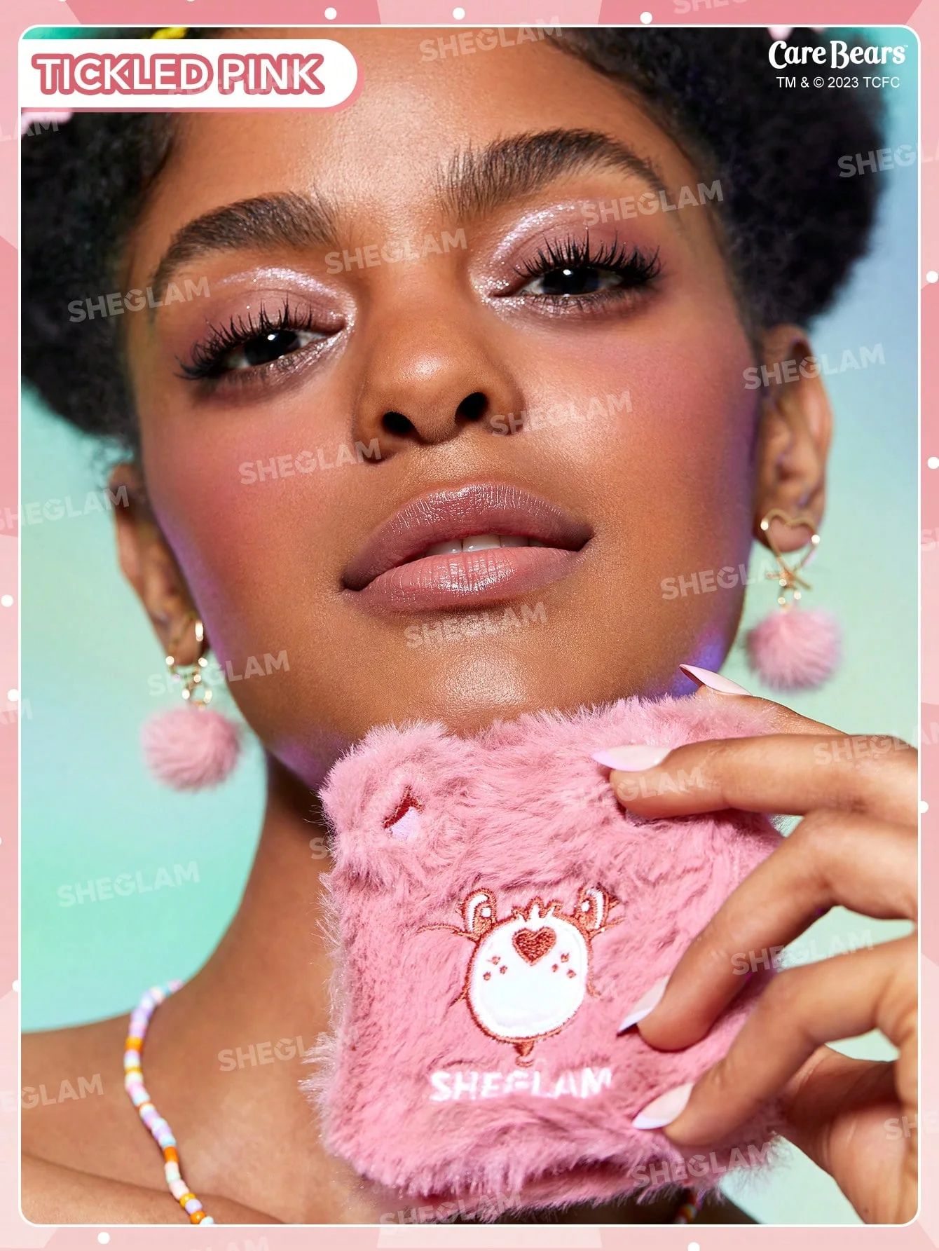 SHEGLAM X Care Bears Cuddle Time Blush - Tickled Pink_8