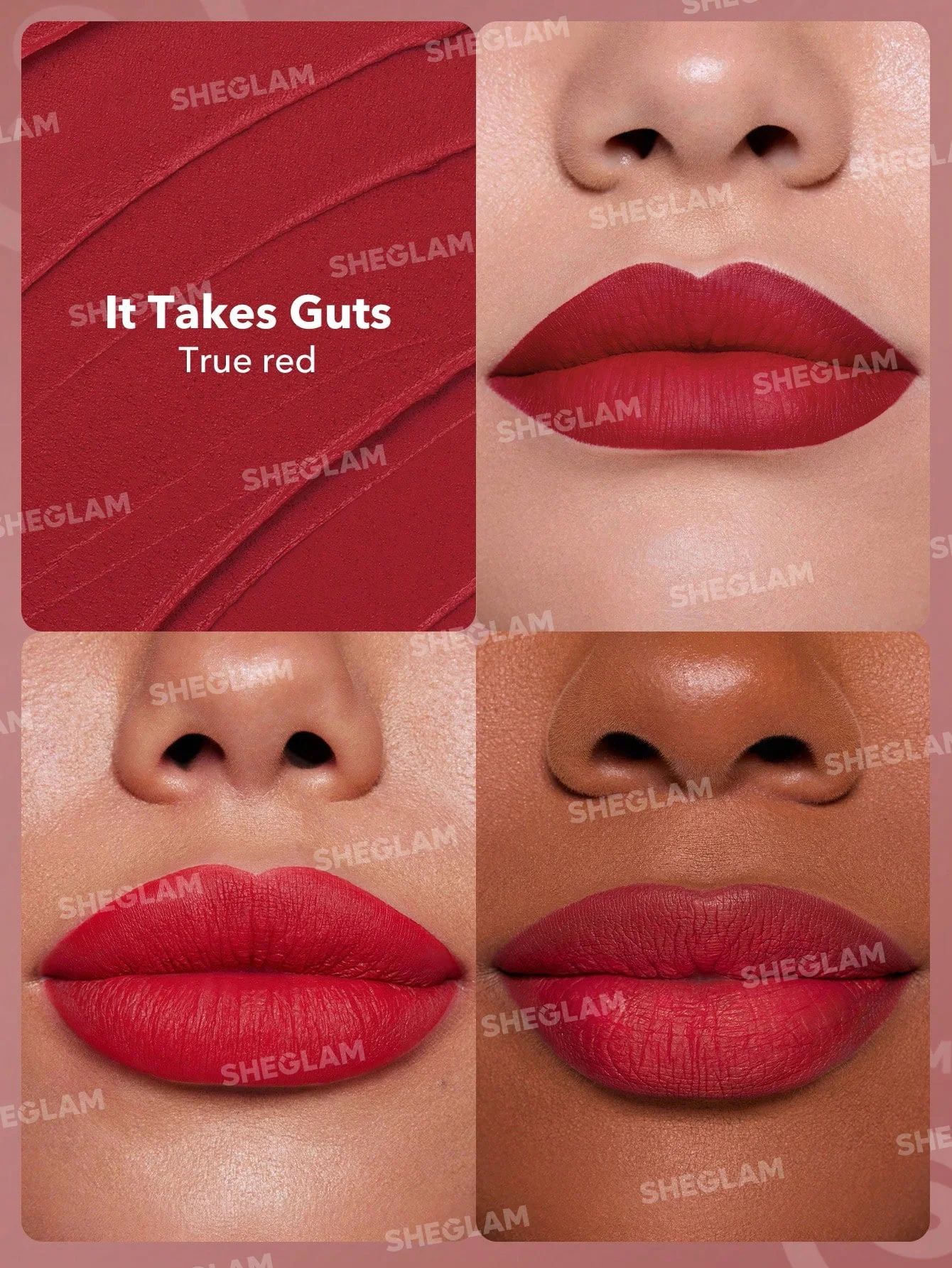 SHEGLAM Dynamatte Boom Long Lasting Matte Lipstick - It Takes Guts_1