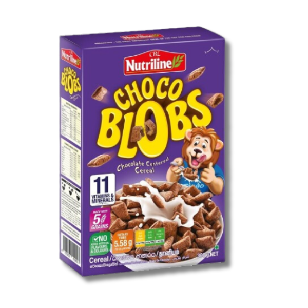 Nutriline Choco Blobs Cereal 300g _0