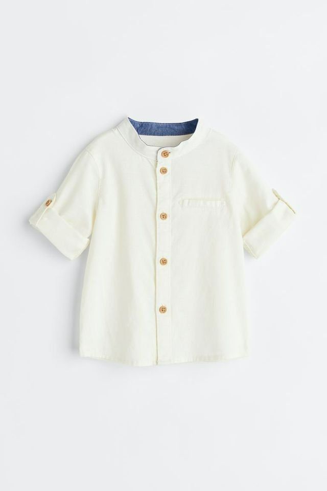 H&M Cotton grandad shirt (1-2Y)_0