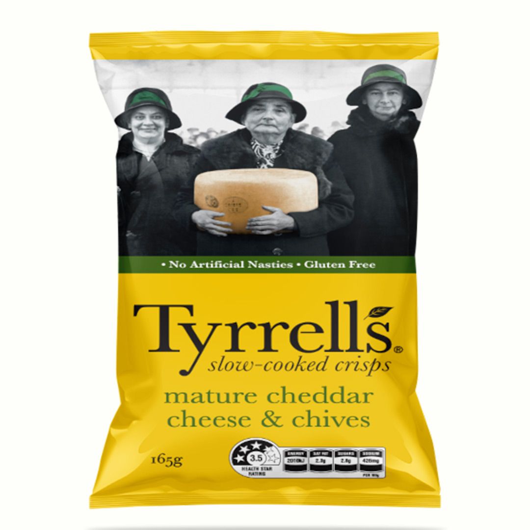 Tyrrells Mature Cheddar And Chives (75g)_0