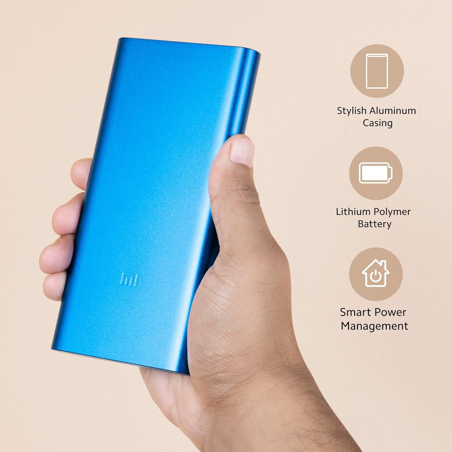 Xiaomi 3i PLM13ZM 10000 mAh PowerBank Blue Color (100% Original Product With GST Bill)_2