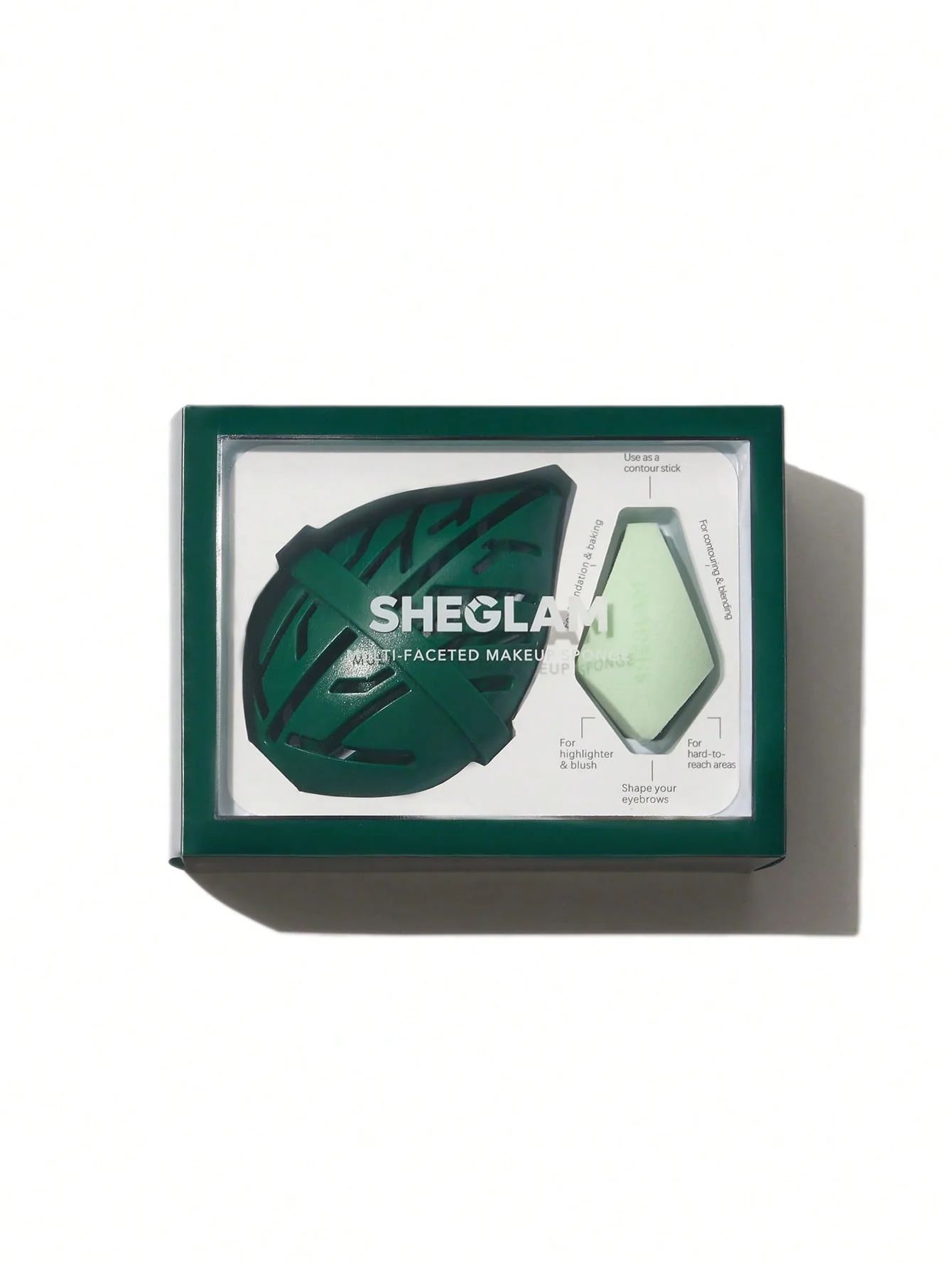 SHEGLAM Multi-Faceted Makeup Sponge Set - Green_0