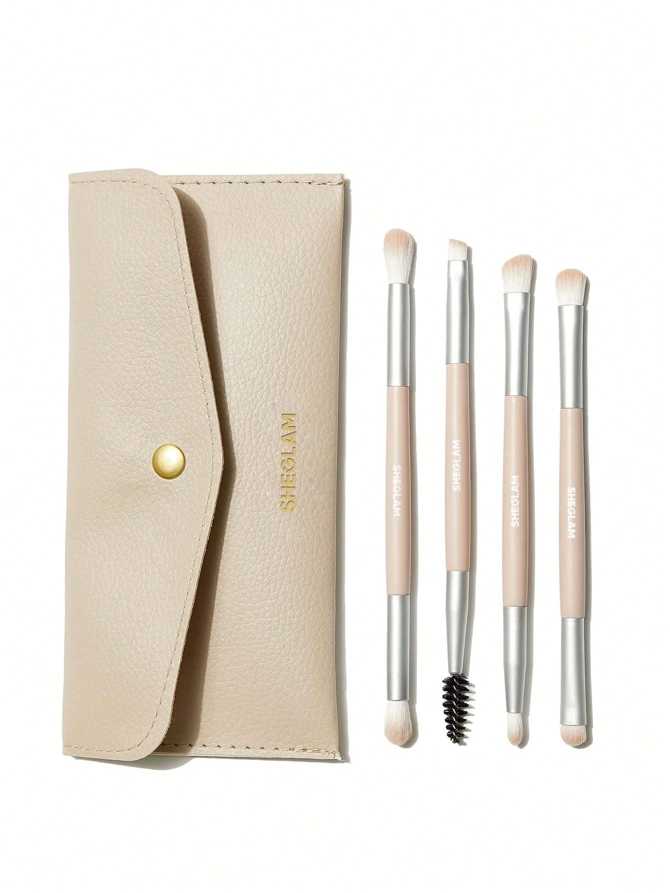 SHEGLAM Glam 101 Eye Essentials Brush Set With Bag_7