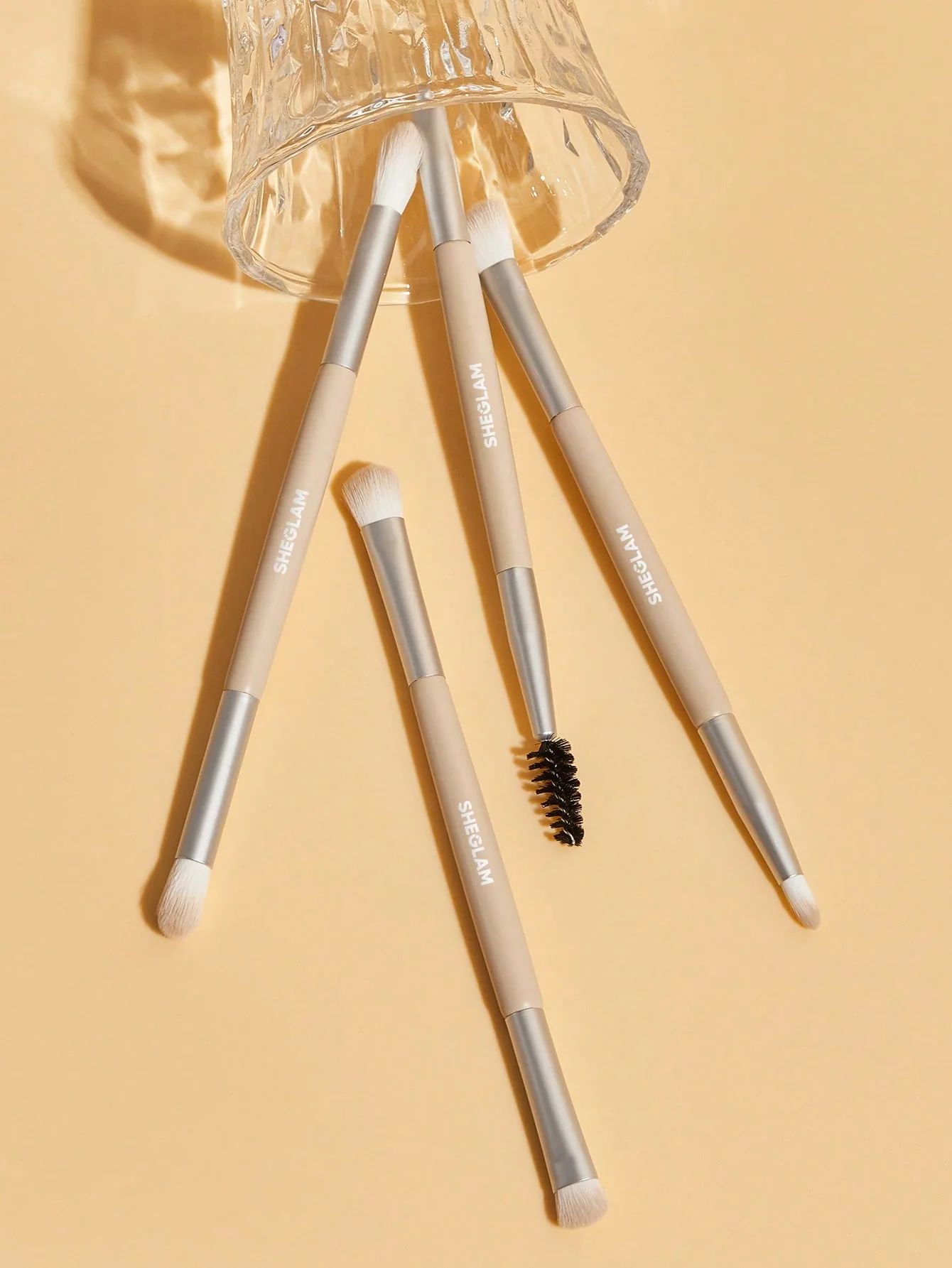 SHEGLAM Glam 101 Eye Essentials Brush Set With Bag_4