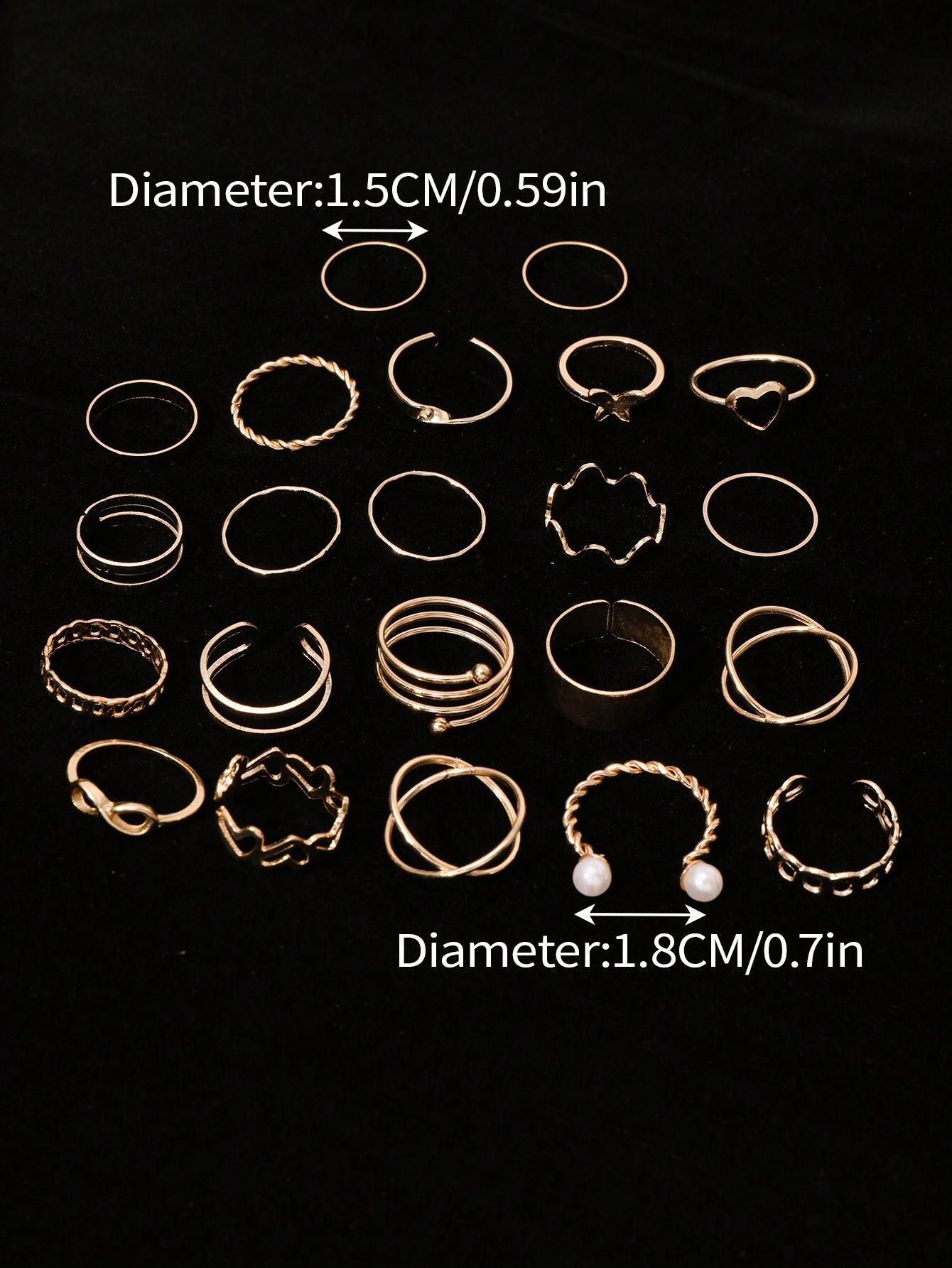 22pcs Minimalist Viking Gothic Ring Set_4