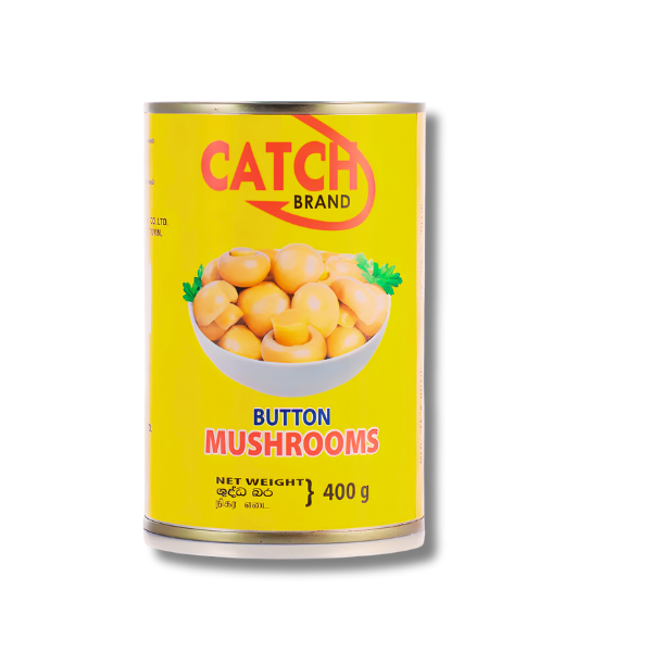 Catch Brand Button Mushrooms 400g_0