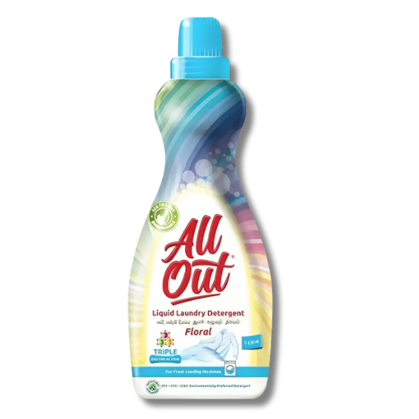 All Out Front Loading Floral Detergent Liquid 1L_0