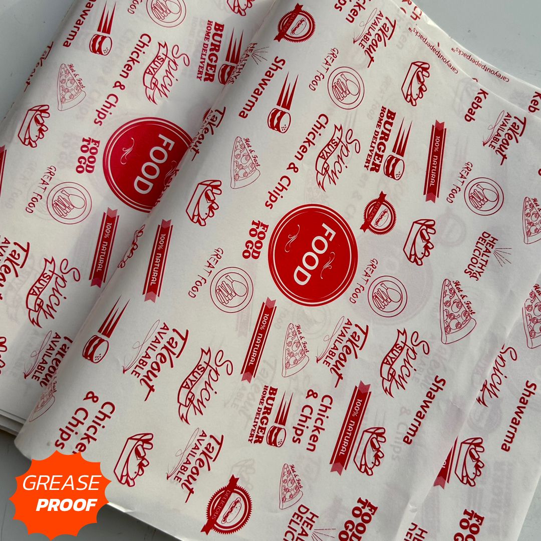 FOOD “TO GO” DELI PAPERS - / RED & WHITE _5