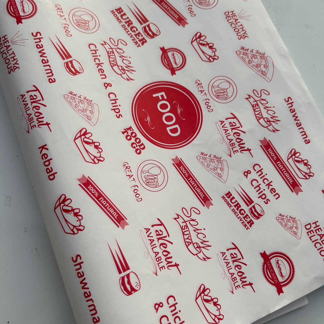 FOOD “TO GO” DELI PAPERS - / RED & WHITE _3