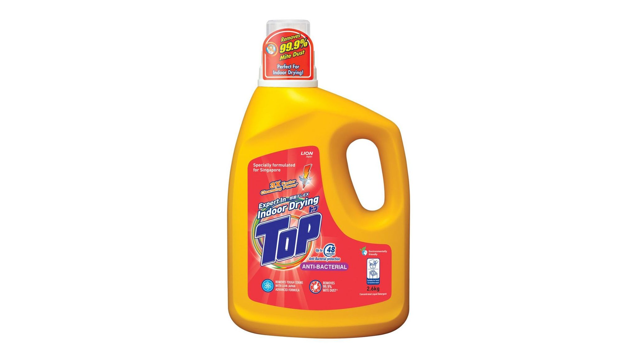 Top Liquid Detergent Anti Bacterial2.6Kg_0