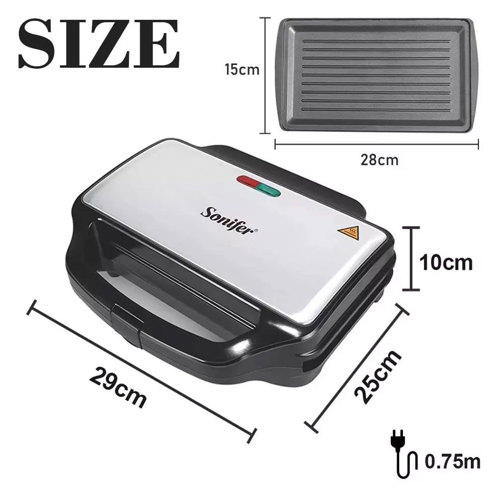 Sonifer Sandwich Maker  3 in 1_3