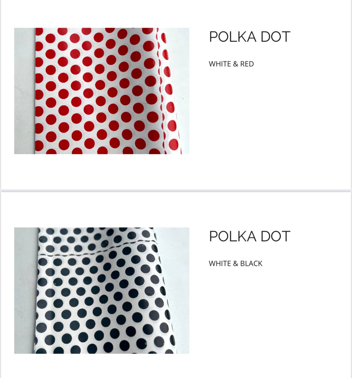 “POLKA DOT” DELI PAPERS - 12” x 12” / BLACK & WHITE - CARTON OF 1000 SHEETS_1